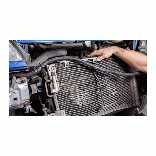 how to clean car ac condenser without removing