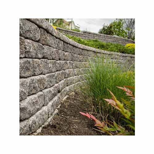 how to clean retaining wall blocks